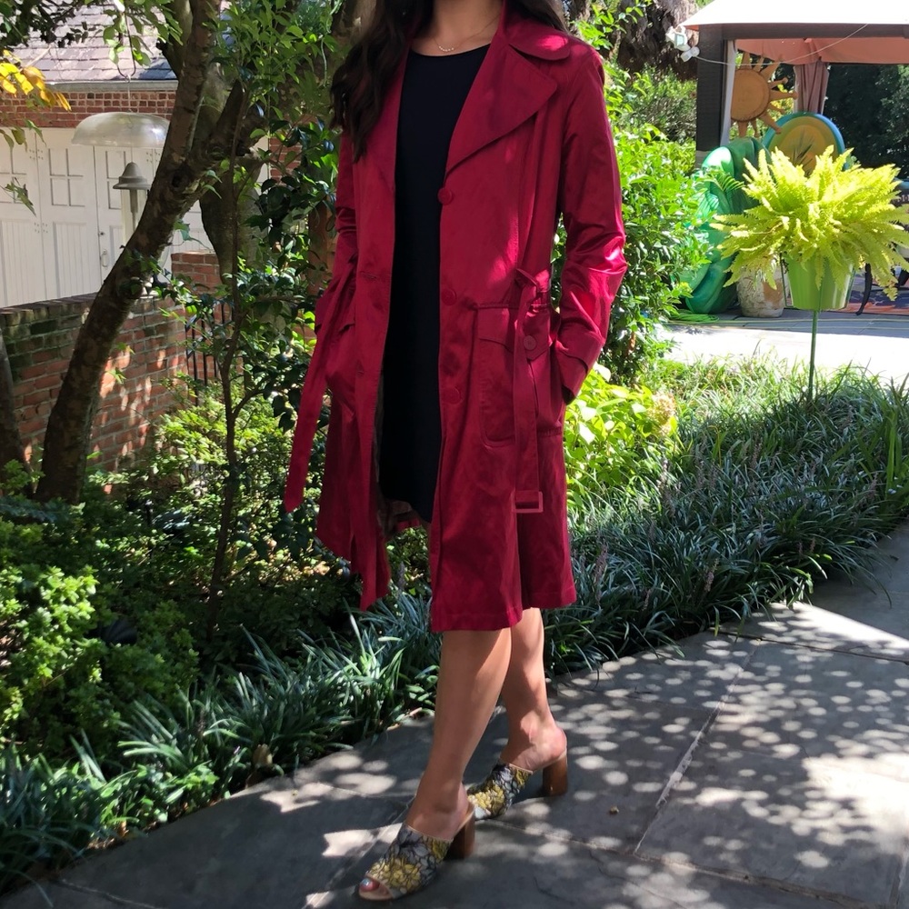 Pink Trench Coat